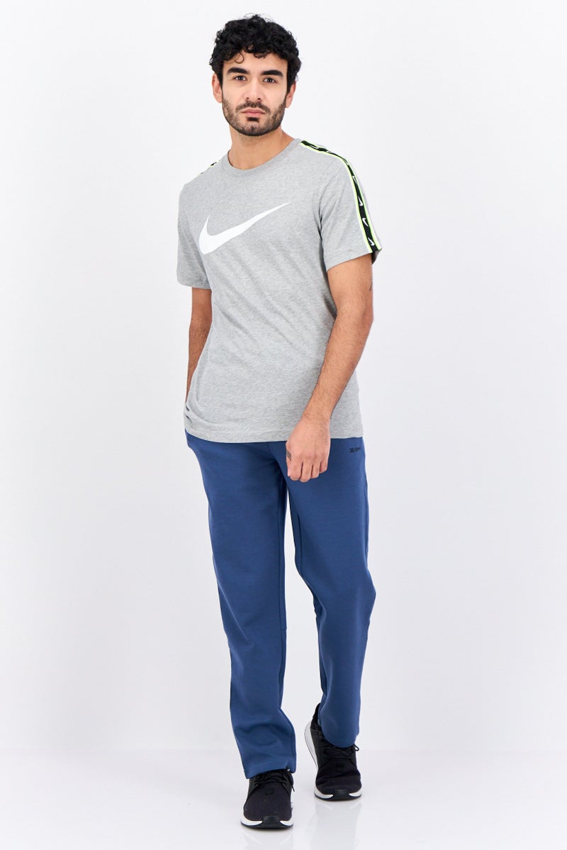 Nike Men Sportswear Fit Short Sleeve Outdoor T-Shirt, Grey Combo - Image 4